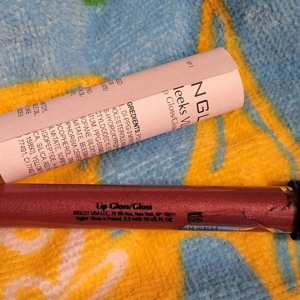 NWT Inglot Sleeks V.L.C Lip Gloss #74